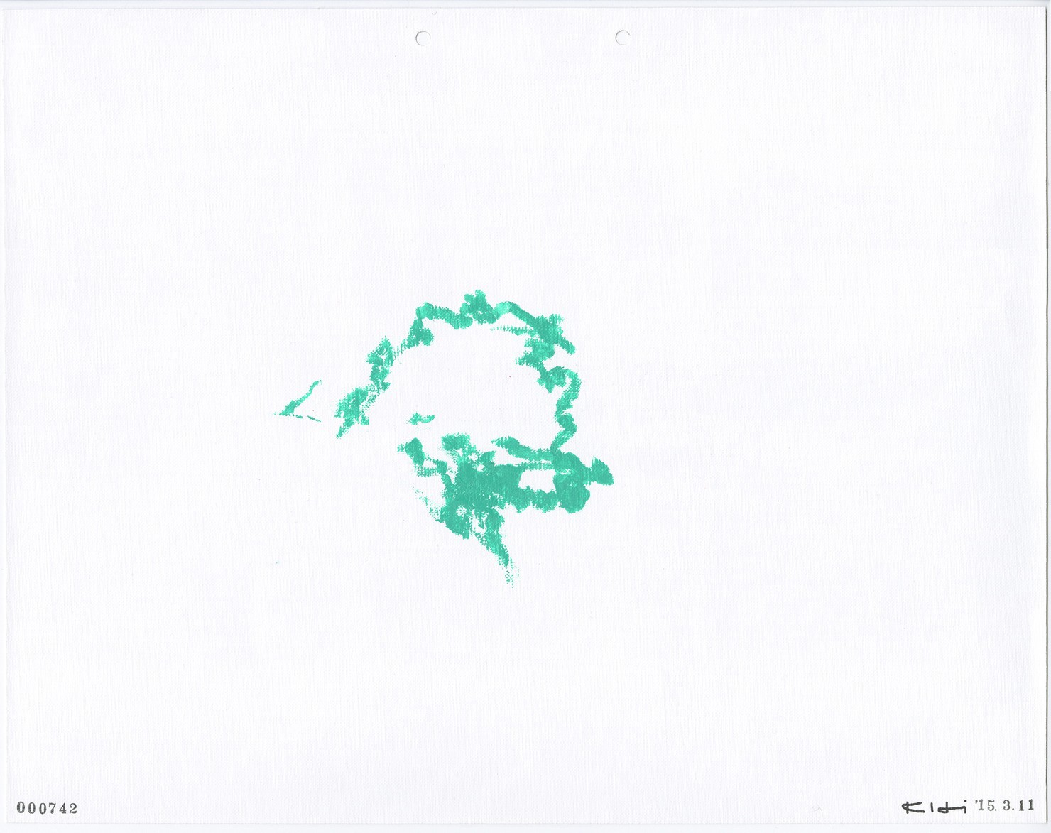 浜崎健　寝画 / ISD#742(Green) 2015.3.11