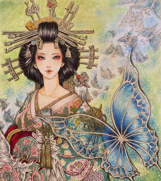 「マダムバタフライ・蝶々夫人」 kika's art : No.009
