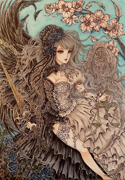 「天使と悪魔」 kika's art : No.021 #8/10