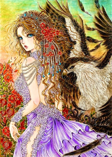 「ゼウスの妃」kika's illustration : No.35 #1/3