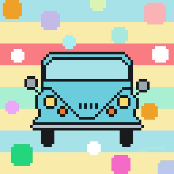 レトロ車　ドット絵 #2/30