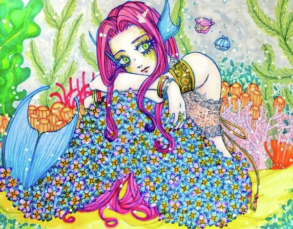 紫陽花マーメイド