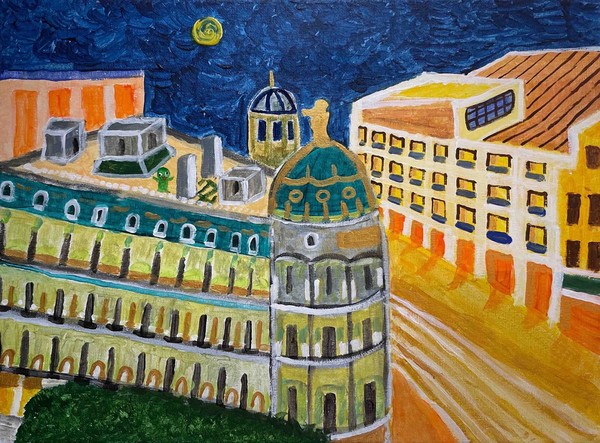 Traveling in The city at Night 