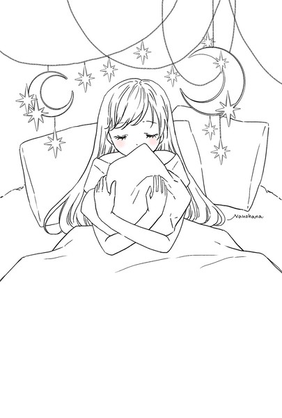 ゆめみる 線画 #1/100
