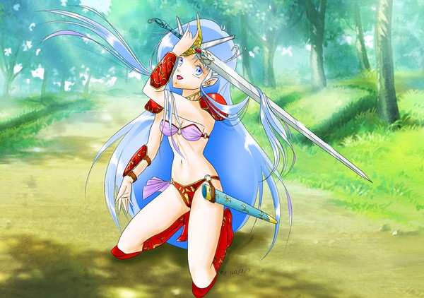 ビキニアーマー女剣士 #1/5