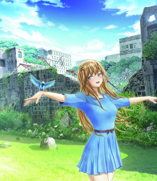 Abandoned Places03-Blue bird