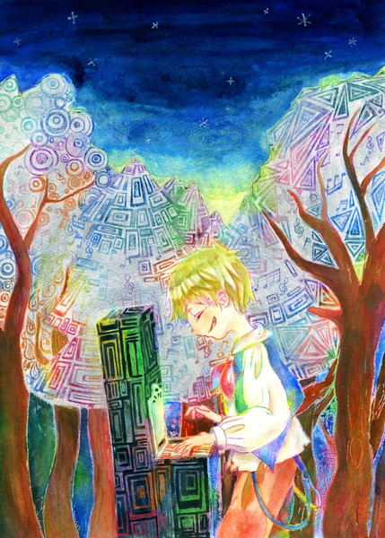ピアノと少年