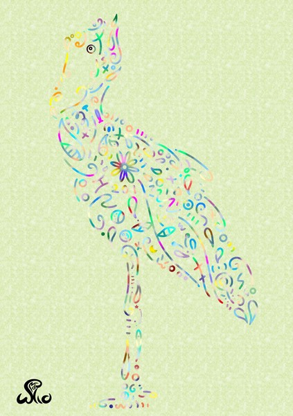bird （motif Shoebill)