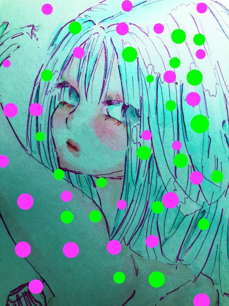 振り向くロボット女の子