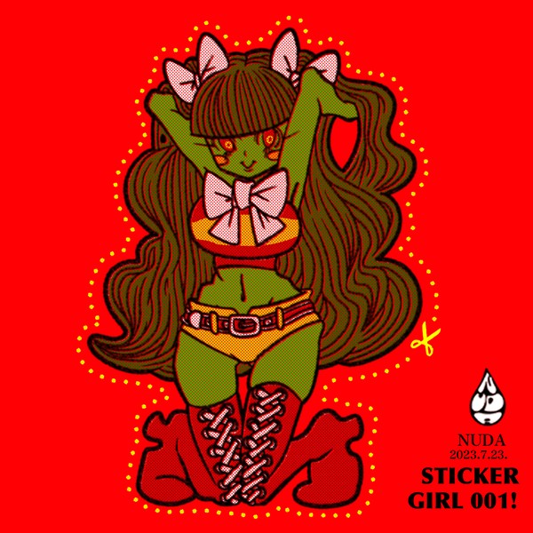 STICKER GIRL 001! #3/30