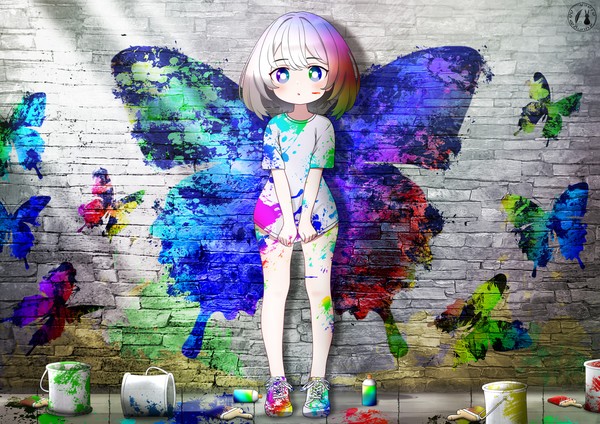 【　Butterfly Wall Art　】　Rainbow