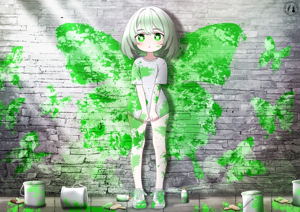 【　Butterfly Wall Art　】　Green