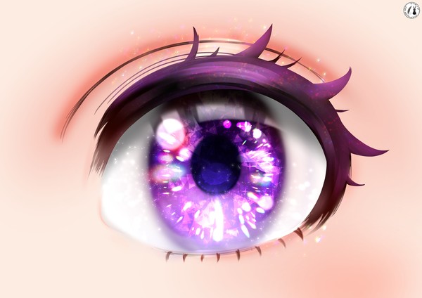 【　宝石の瞳　】　Purple Diamond