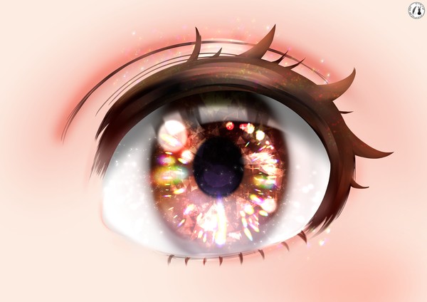 【　宝石の瞳　】　Orange Diamond