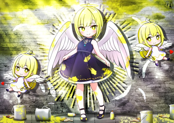 【　Angel Wall Art　】　Yellow