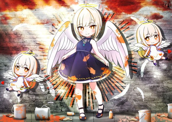 【　Angel Wall Art　】　Orange