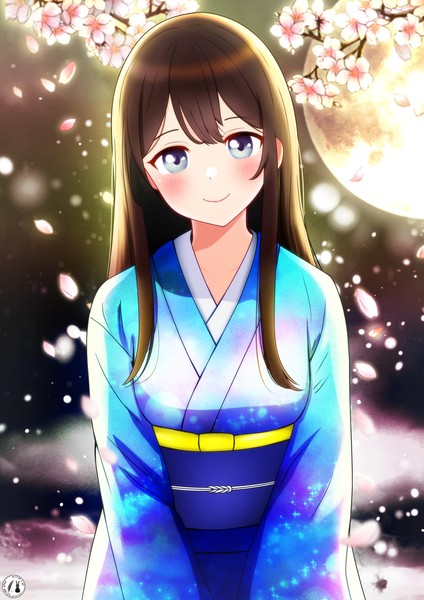 【　夜桜　】