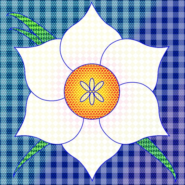 グラスアート 水仙 水仙 #85/100 - Black EsotericのNFT | Adam byGMO