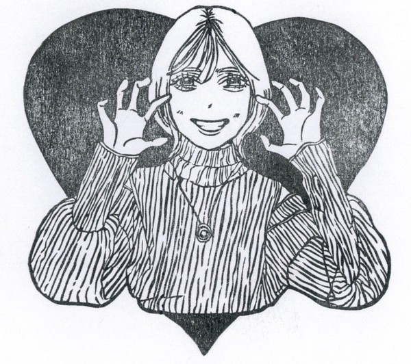 AKB48茂木忍作成！ 似顔絵消しゴムはんこ illusted by 丸顔めめ #173/300
