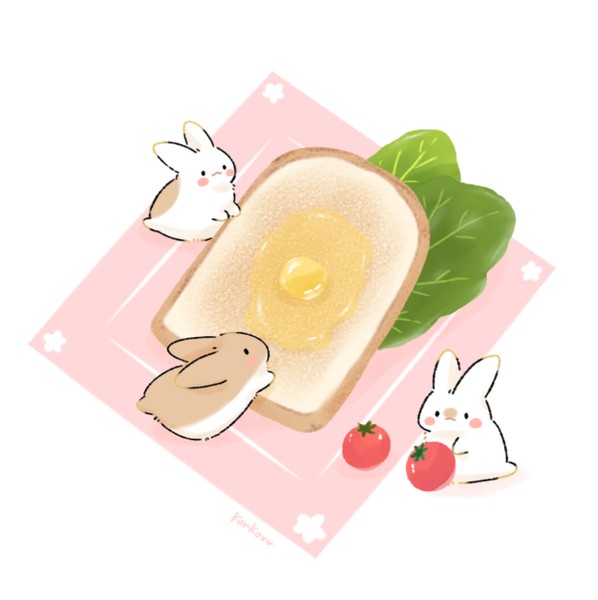 パンとうさぎ
