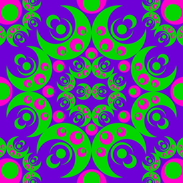 潜む目玉 green×purple #2/3