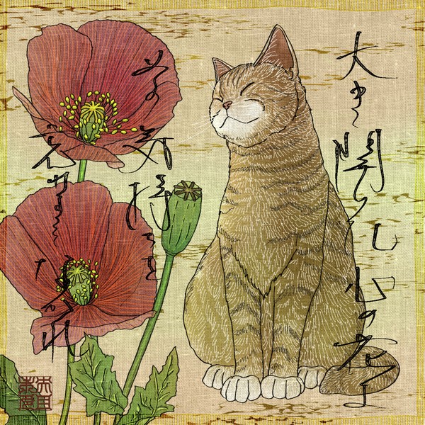 猫6「大きく開いた心の花よ その気持ちを忘れることなかれ」