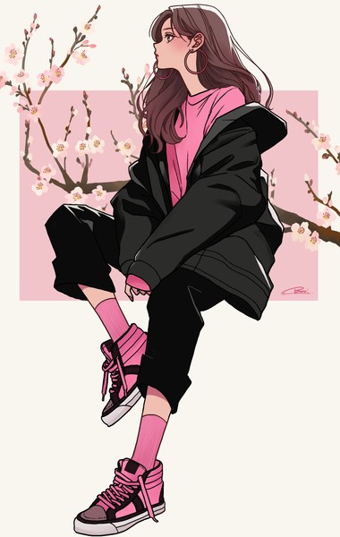 中紅花