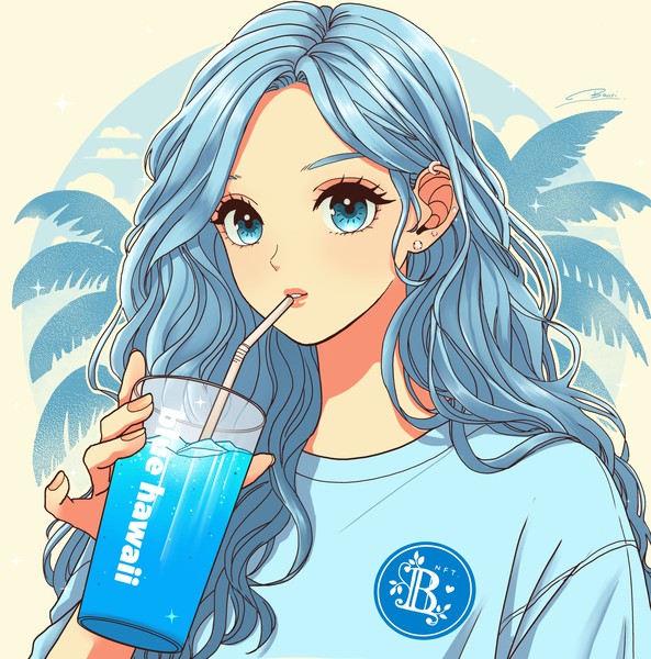 ブルー