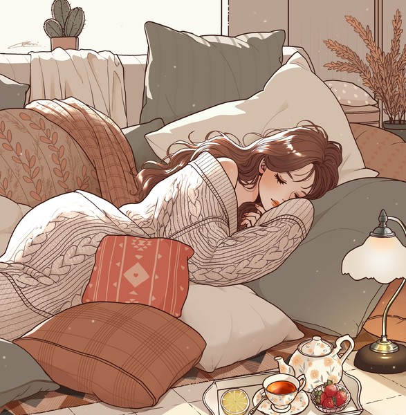 クッションの海の中