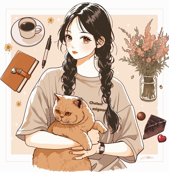 好きなものに囲まれて