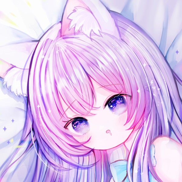 紫の猫ちゃん #1/10