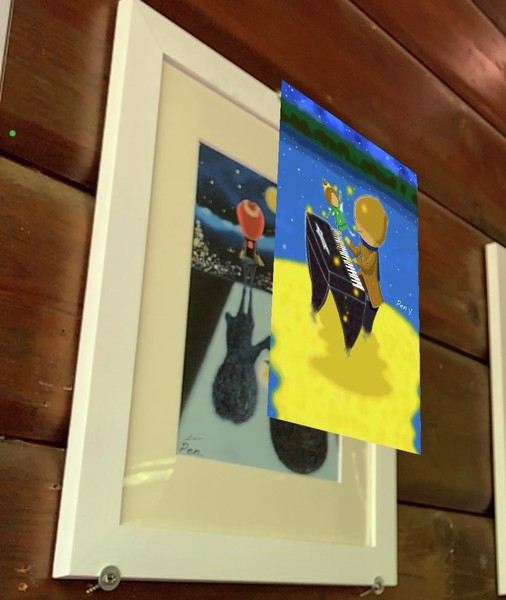 【AR】ペン　AR(拡張現実）アート／絵が飛び出す！動く！AR（拡張現実）アート #1/10