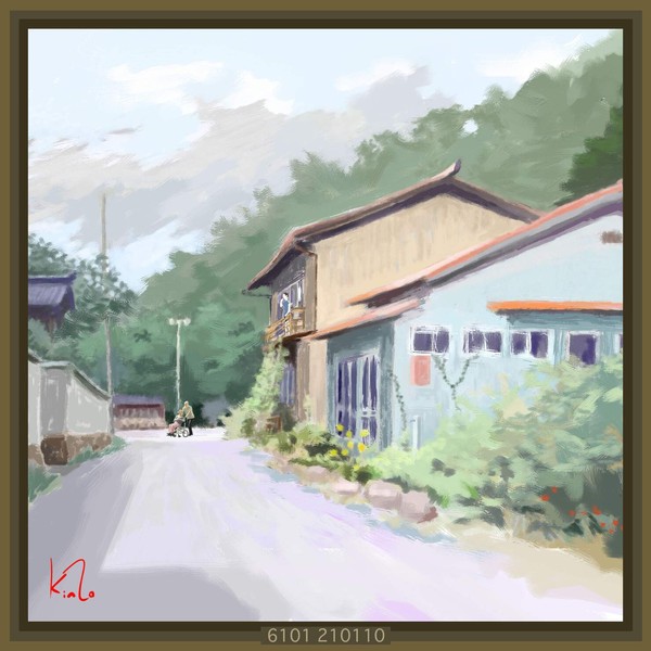 Lakeside village 5101／ダム湖畔の集落（ 奈良県吉野郡川上村入之波）