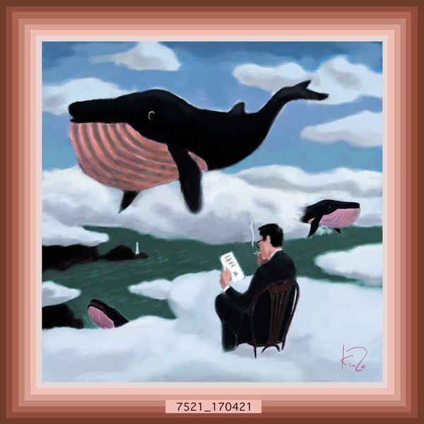 The whales fly away 7521／クジラは飛んで行く