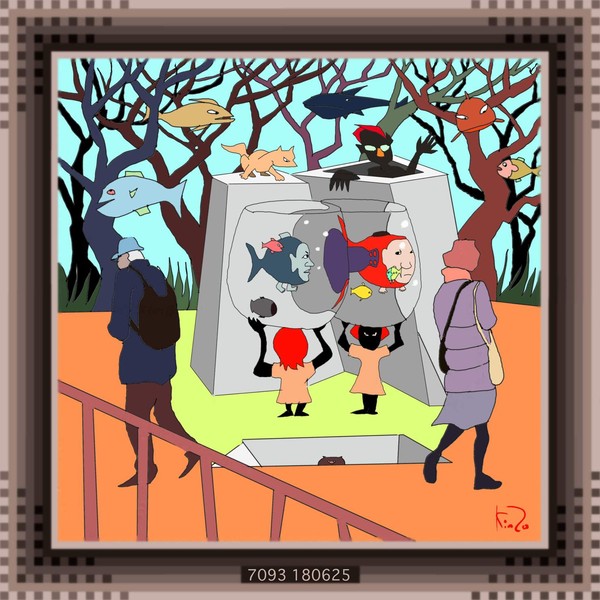 異次元の交わる公園／Park Where Multiple Dimensions Intersect  7093