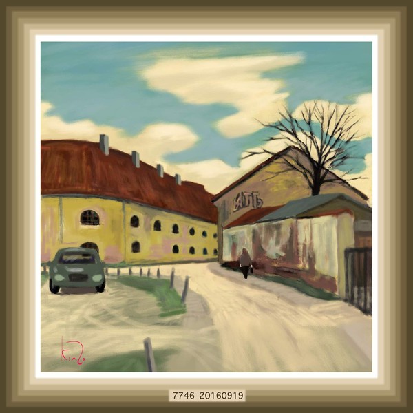 街角（リトアニア）    Street corner in Vilnius 7746