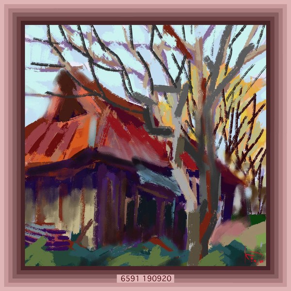 Japanese  old house 6591／晩秋（古民家）　