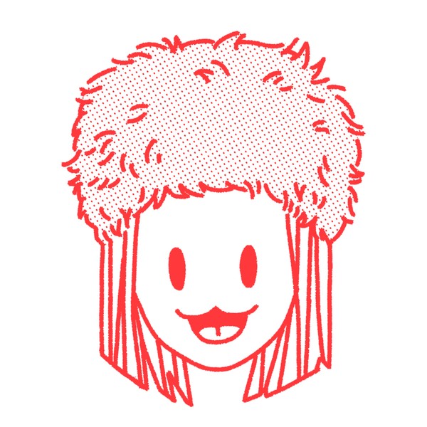fluffy hat girl
