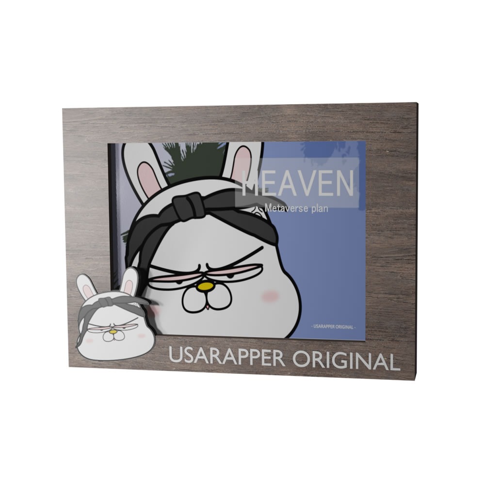 HEAVEN お土産フォトフレーム　3D　"USARAPPER" #1/2