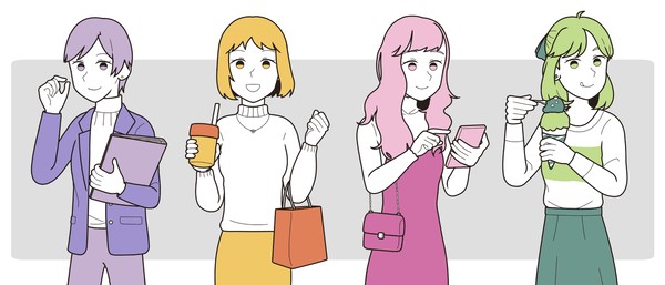それぞれの女性の日常