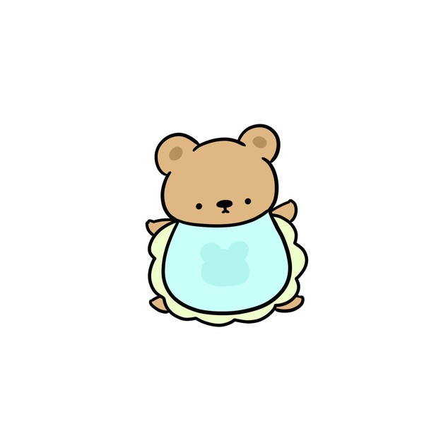 びっぐなすたいをするこぐま