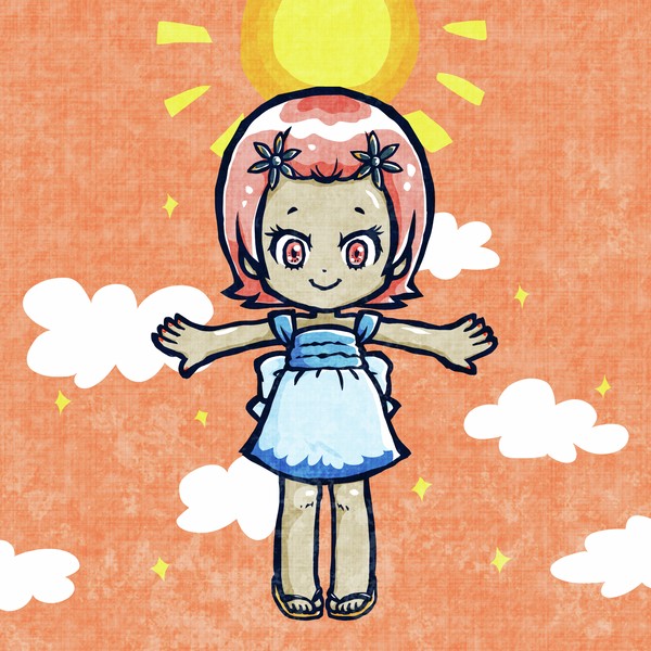 空と六枚花　『たいよう』 #1/6