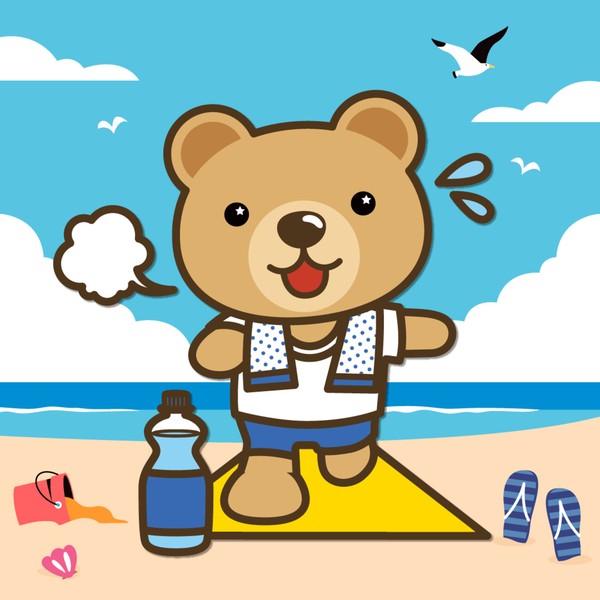 くまポン_夏 #297/300