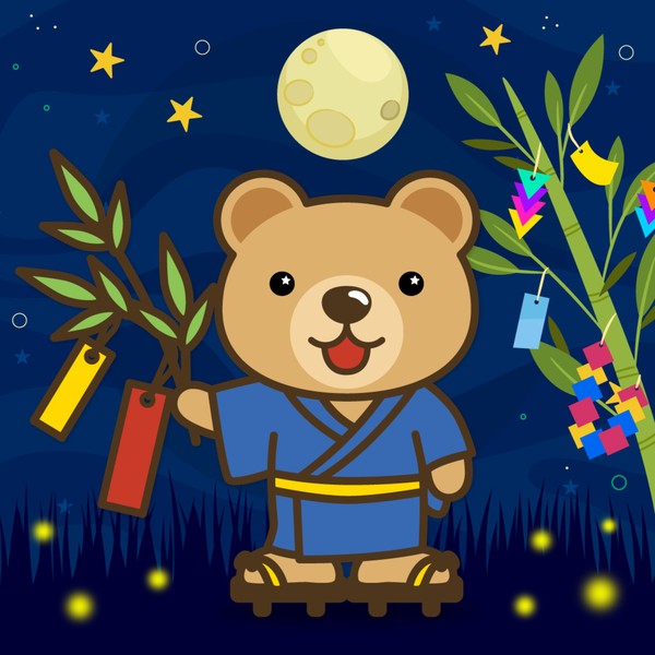 くまポン_七夕 #114/300