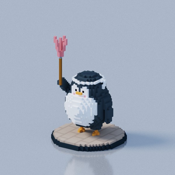 PENGUIN KID（cleaning style） #27/100