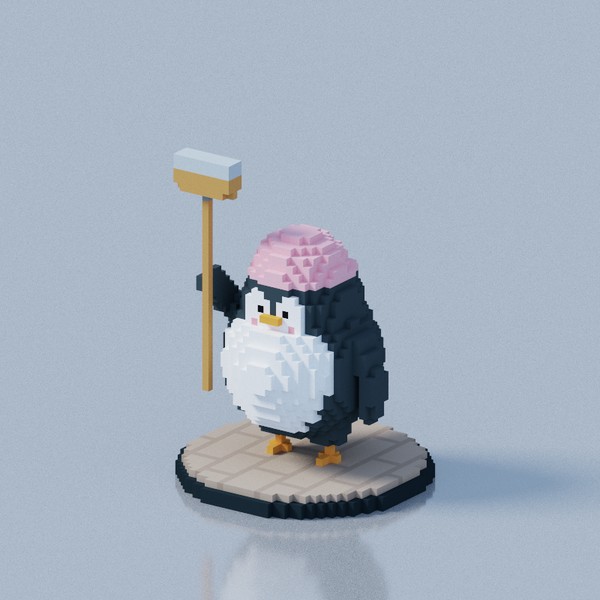 PENGUIN KID（cleaning style） #67/100