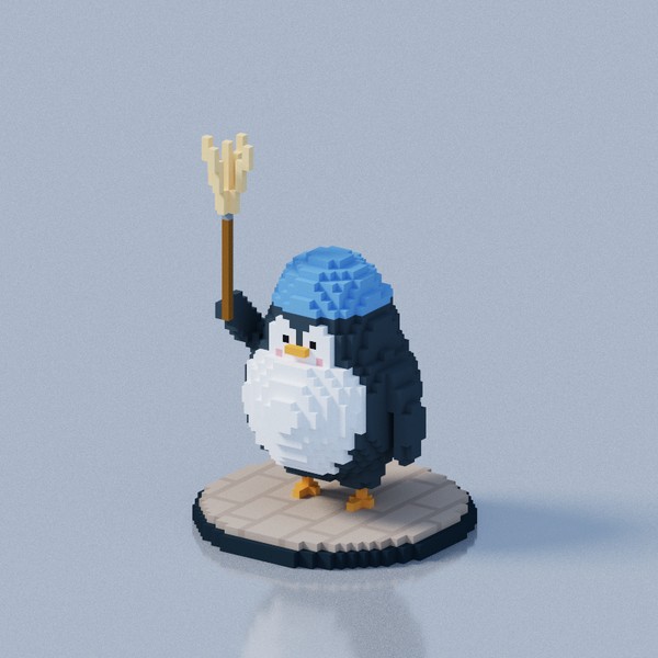 PENGUIN KID（cleaning style） #21/100