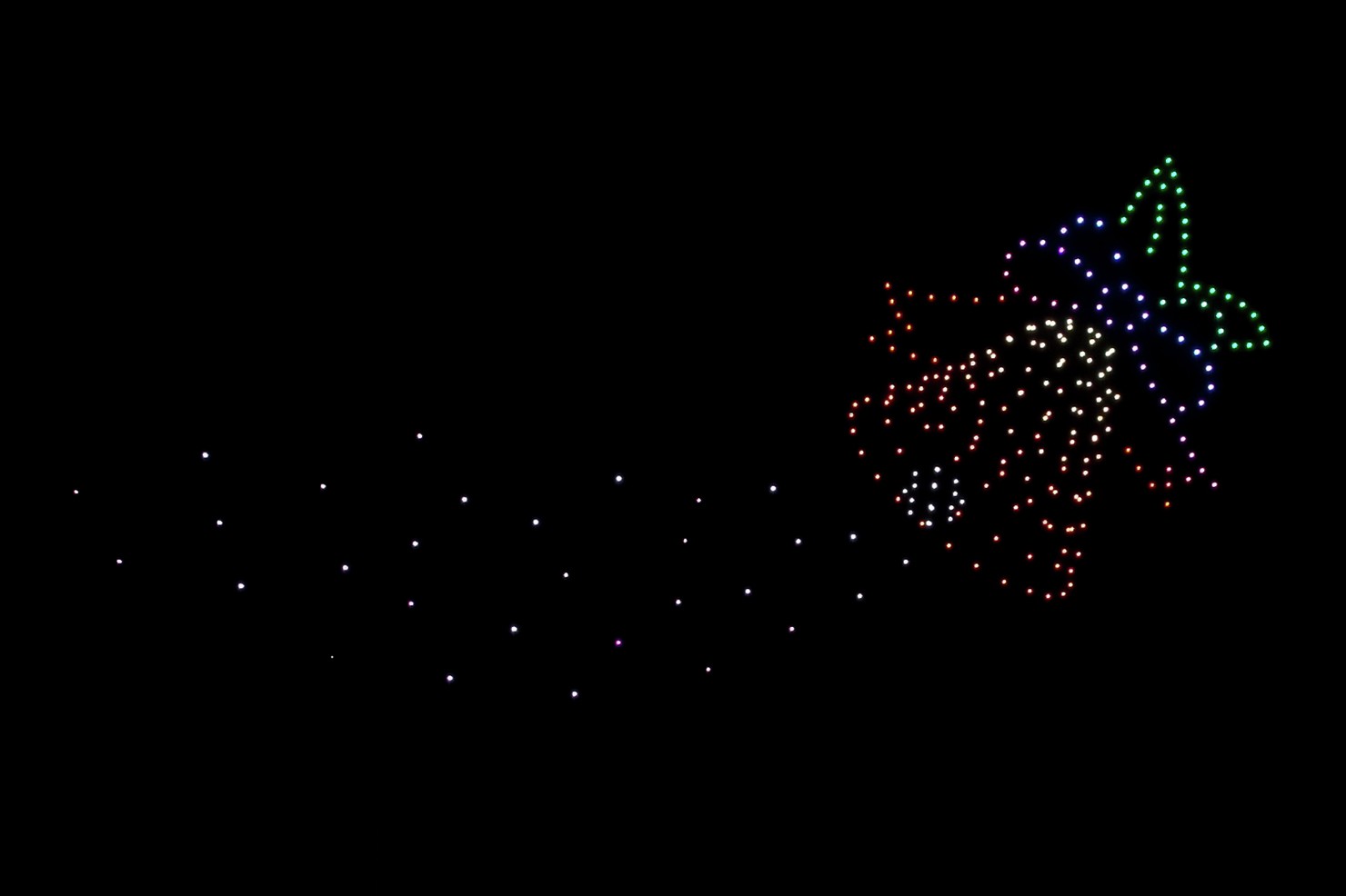 クリスマスドローンショー2021 in 上士幌＜ベル＞