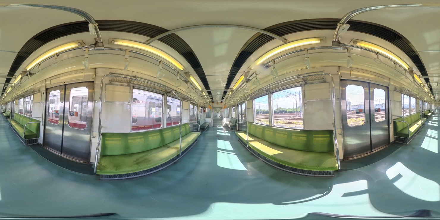 東武鉄道9101編成360度VR画像 乗務員室＋客室 12種類コンプリート