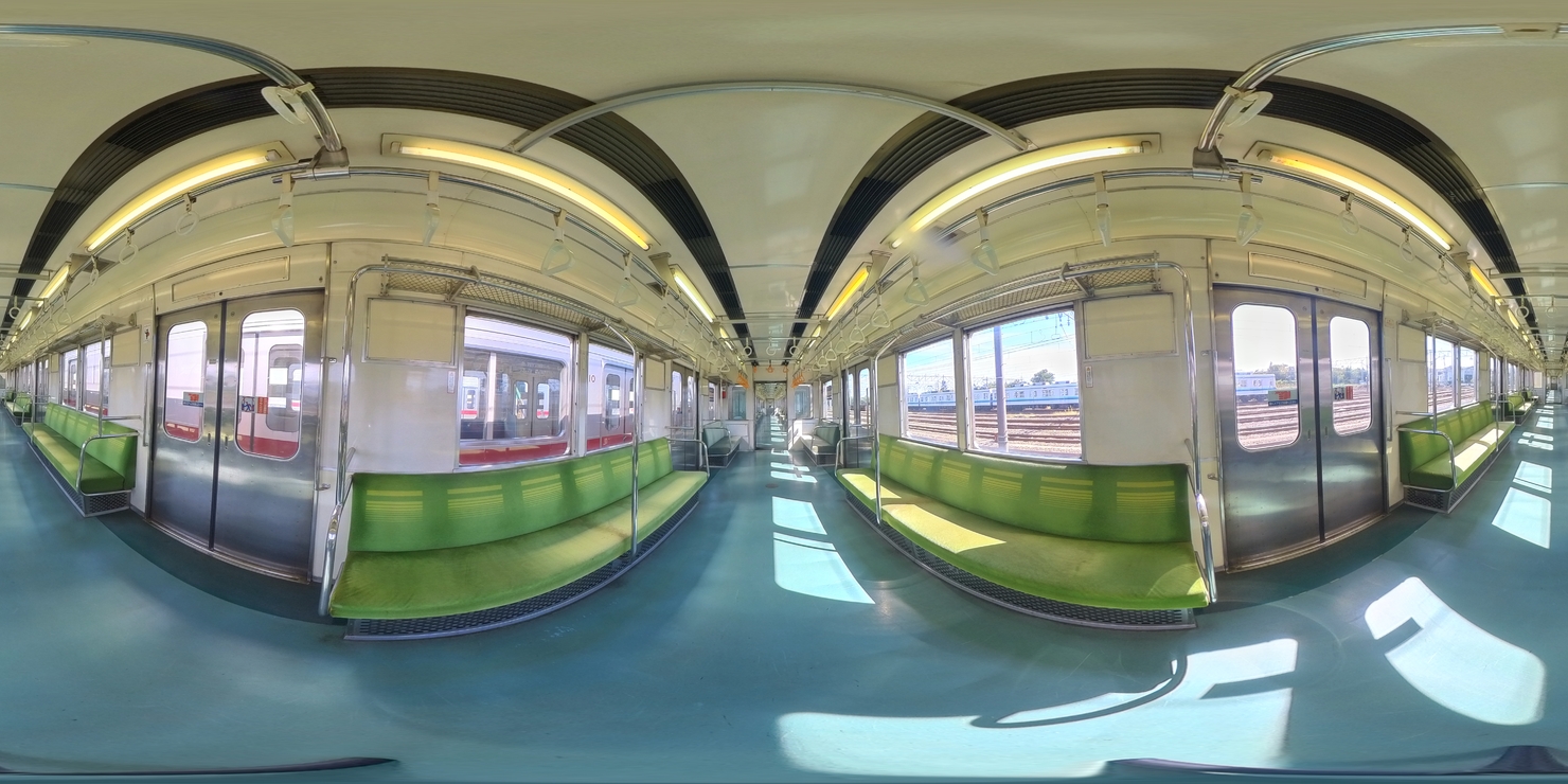 東武鉄道9101編成360度VR画像 乗務員室＋客室 12種類コンプリート